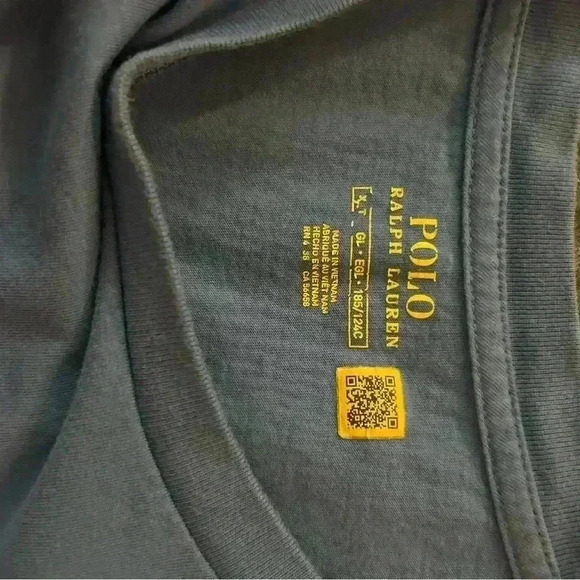 Polo Ralph Lauren Men’s Jersey T-Shirt. XLT. Blue. 100%Cotton. Preowned. - Picture 5 of 5
